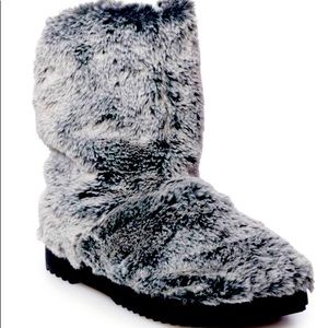 🆕Faux fur slouch bootie